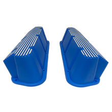 Load image into Gallery viewer, Ford Small Block Pentroof All-Finned Valve Covers - Blue