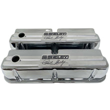 Load image into Gallery viewer, Ford 289,351W Tall CS Shelby Logo Valve Covers - Billet Top - Polished