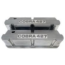 Load image into Gallery viewer, Ford Small Block Pentroof COBRA 427 Valve Covers - Polished