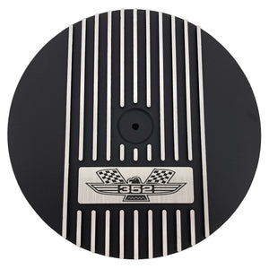 Ford FE 352 American Eagle 14" Finned Air Cleaner Kit - Black