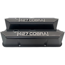 Load image into Gallery viewer, Ford FE Tall 427 Cobra Valve Covers - Long Plate - Black
