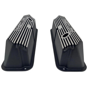 Ford FE Tall 427 Cobra Valve Covers - Long Plate - Black