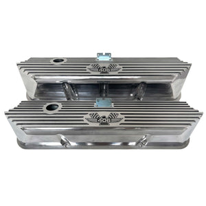 Ford FE Tall 406 American Eagle Valve Covers - Polished