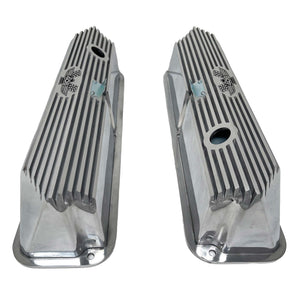 Ford FE Tall 406 American Eagle Valve Covers - Polished