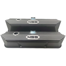 Load image into Gallery viewer, Ford FE 455 Valve Covers Tall Finned - Black