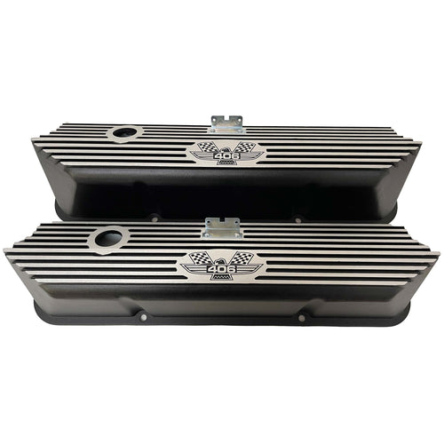 Ford FE Tall 406 American Eagle Valve Covers - Black