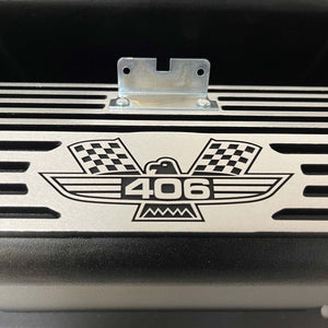 Ford FE Tall 406 American Eagle Valve Covers - Black