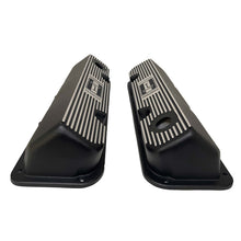 Load image into Gallery viewer, Ford 351 Cleveland - Pantera De Tomaso - Finned Valve Covers - Black