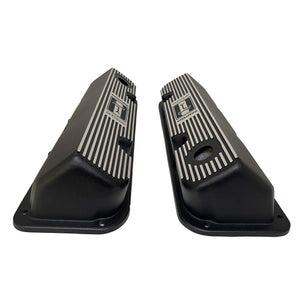 Ford 351 Cleveland - Pantera De Tomaso - Finned Valve Covers - Black