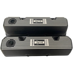 Ford 351 Cleveland - Pantera De Tomaso - Finned Valve Covers - Black