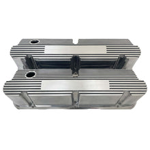 Load image into Gallery viewer, Ford Small Block Pentroof Finned Valve Covers - Custom - Polished