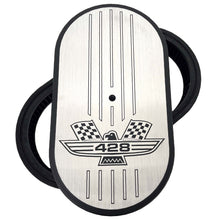 Load image into Gallery viewer, Ford 428 American Eagle - 15" Oval Air Cleaner Kit - Silver