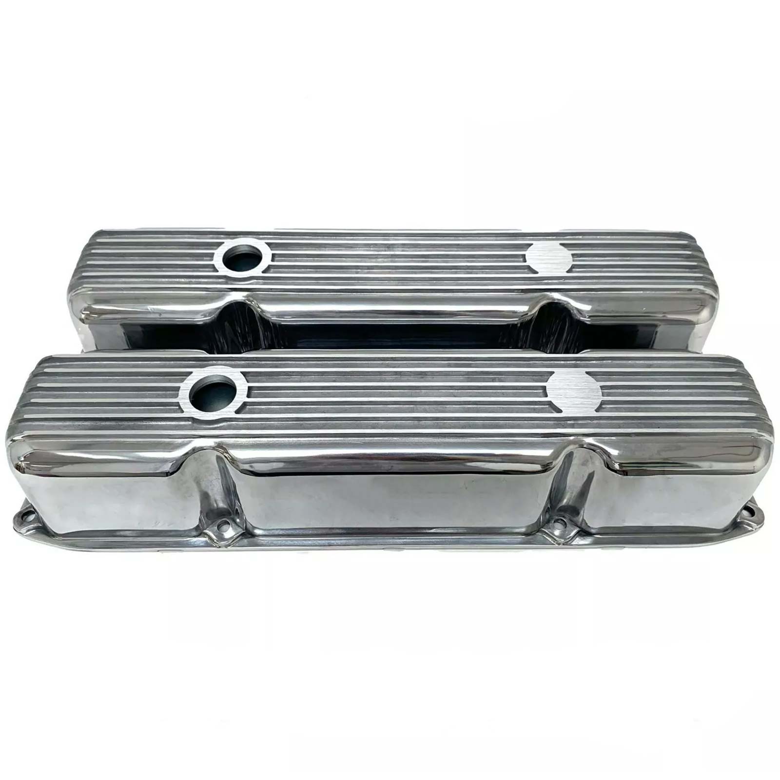 Mopar 383, 400, 440 Finned Valve Covers - Die-Cast Aluminum