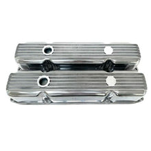 Load image into Gallery viewer, Mopar 383, 400, 440 Finned Valve Covers - Die-Cast Aluminum - Polished