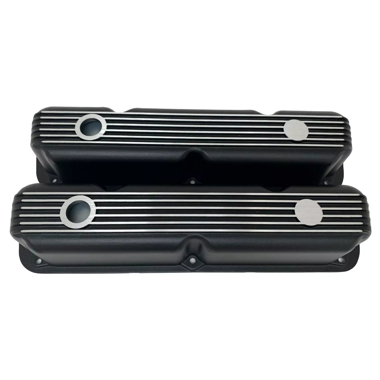 Mopar 318, 340, 360 All Finned Valve Covers - Die-Cast Aluminum