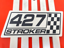 Load image into Gallery viewer, Chevy 427 Stroker 15" Oval Billet Top Air Cleaner Kit - Orange
