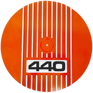 Mopar 440 Air Cleaner Kit - 14" Round - Style 1 - Orange