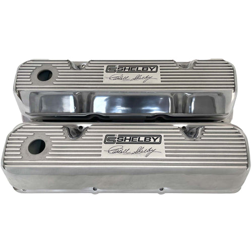 Ford 351 Cleveland Valve Covers - CS Shelby - Polished