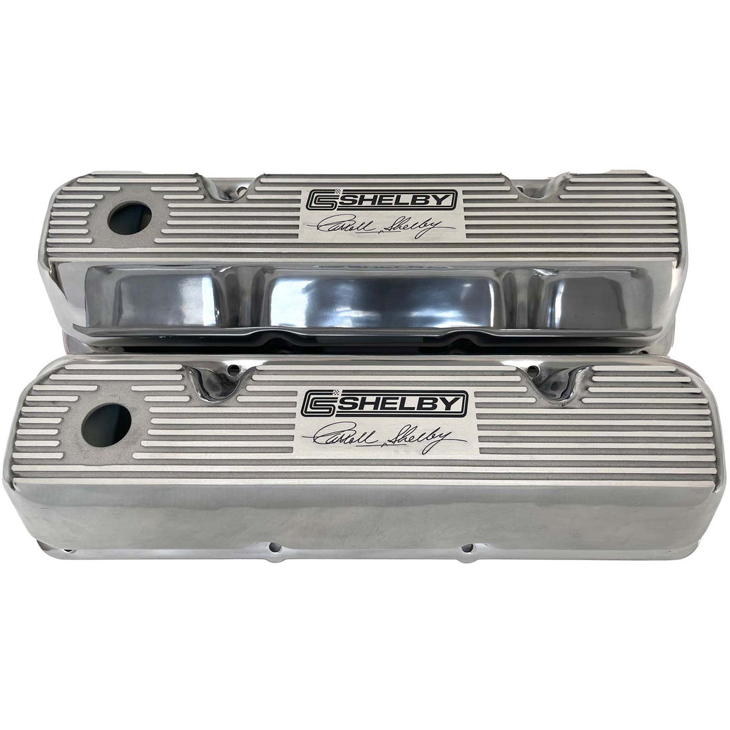 Ford 351 Cleveland Valve Covers - CS Shelby - Polished