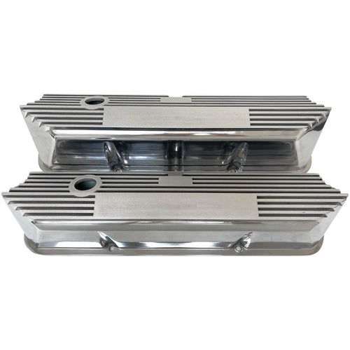 Ford FE Tall - Valve Covers - Long Plate - Polished