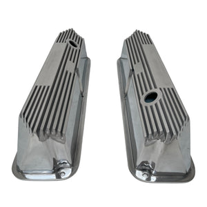 Ford FE Tall - Valve Covers - Long Plate - Polished