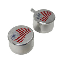Load image into Gallery viewer, American Flag Billet Aluminum Breather &amp; PCV Valve - Polished