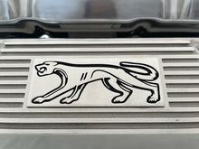 Load image into Gallery viewer, Ford 351 Cleveland - Cougar Logo - Finned Valve Covers - Polished