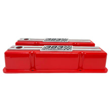 Load image into Gallery viewer, 383 STROKER Raised Billet Top Valve Covers - Red