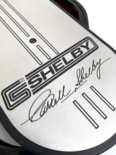 Load image into Gallery viewer, CS Shelby Logo With Stripes - 15" Oval Air Cleaner Kit - Silver