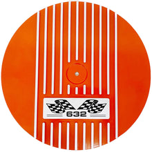 Load image into Gallery viewer, Big Block Chevy 632 Flag Logo 14&quot; Air Cleaner Kit - Orange