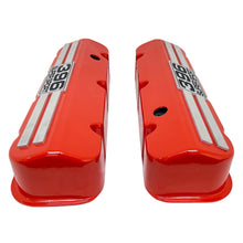 Load image into Gallery viewer, Big Block Chevy 396 Super Sport Tall Valve Covers - Billet Top - Orange