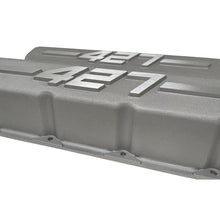 Load image into Gallery viewer, Big Block Chevy 427 - RAISED LOGO - Tall Valve Covers - Bead Blast