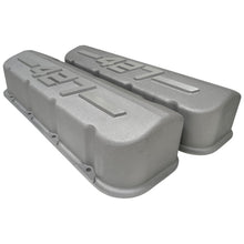 Load image into Gallery viewer, Big Block Chevy 427 - RAISED LOGO - Tall Valve Covers - Bead Blast