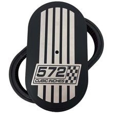 Load image into Gallery viewer, Chevy 572 Cubic Inches 15" Oval Billet Top Air Cleaner Kit - Black