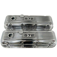 Load image into Gallery viewer, Big Block Chevy 572 Finned Valve Covers - Polished