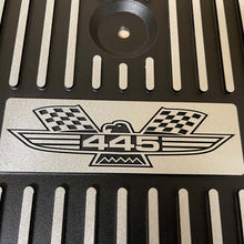 Load image into Gallery viewer, Ford FE 445 American Eagle 14" Finned Air Cleaner Kit - Black