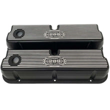 Load image into Gallery viewer, Ford 289 Windsor Tall Valve Covers - Narrow Fin - Black