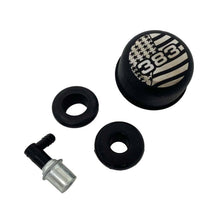 Load image into Gallery viewer, 383 Flag Valve Cover Breather &amp; Small PCV Valve - Black