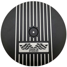 Load image into Gallery viewer, Small Block Chevy 383 Stroker Flag Logo 13" Air Cleaner Kit - Black