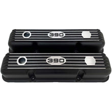 Load image into Gallery viewer, Ford FE 390 Short Finned Valve Covers - Black