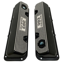 Load image into Gallery viewer, Ford 393 Cleveland - Finned Valve Covers - Black