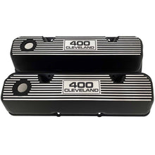 Load image into Gallery viewer, Ford 400 Cleveland - Finned Valve Covers - Black