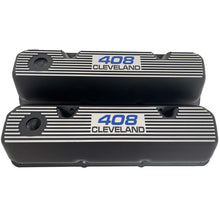 Load image into Gallery viewer, Ford 408 Cleveland - Finned Valve Covers - Black