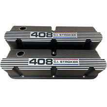 Load image into Gallery viewer, Ford Small Block Pentroof 408 C.I. Stroker Valve Covers - Tri-Color - Black