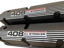 Load image into Gallery viewer, Ford Small Block Pentroof 408 C.I. Stroker Valve Covers - Tri-Color - Black