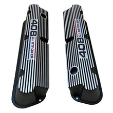 Load image into Gallery viewer, Ford Small Block Pentroof 408 C.I. Stroker Valve Covers - Tri-Color - Black