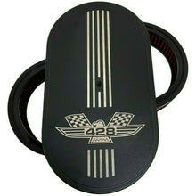 Load image into Gallery viewer, Ford 428 American Eagle - 15" Oval Air Cleaner Kit - Black