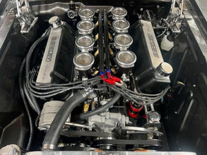 Ford Big Block 429/460 Tall Valve Covers - Shelby Logo - Black