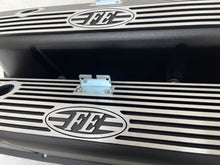 Load image into Gallery viewer, Ford FE Tall FE Silver Logo Valve Covers - Black