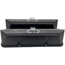 Load image into Gallery viewer, Ford FE Tall FE Silver Logo Valve Covers - Black